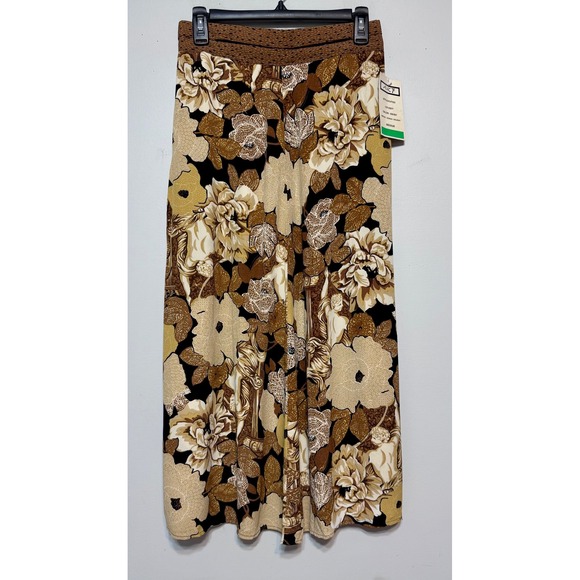 A.K.F. Dresses & Skirts - 90s Deadstock AKF Union Made Floral Maxi Skirt Medium Dark‎ Academia Cottagecore